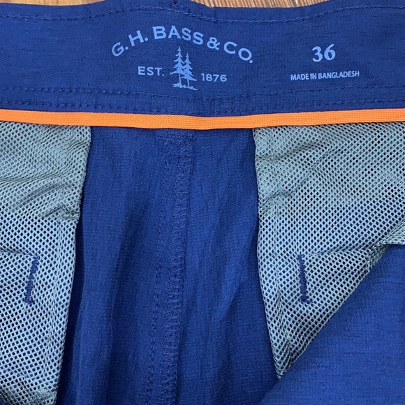 G.H. Bass&Co. Men’s Travel Shorts -new without tag - Picture 3 of 8